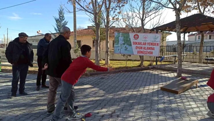 Niğde’de Geleneksel Sokak Oyunları Etkinliği Düzenlendi